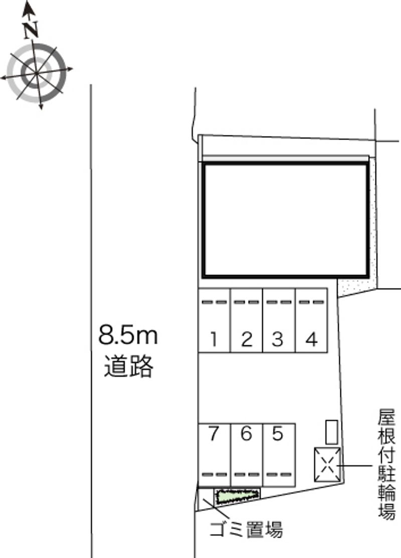 レオネクスト緑ヶ丘 駐車場