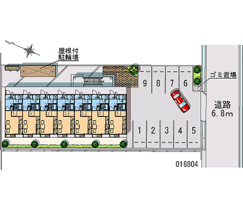 レオパレスアイン 月極駐車場