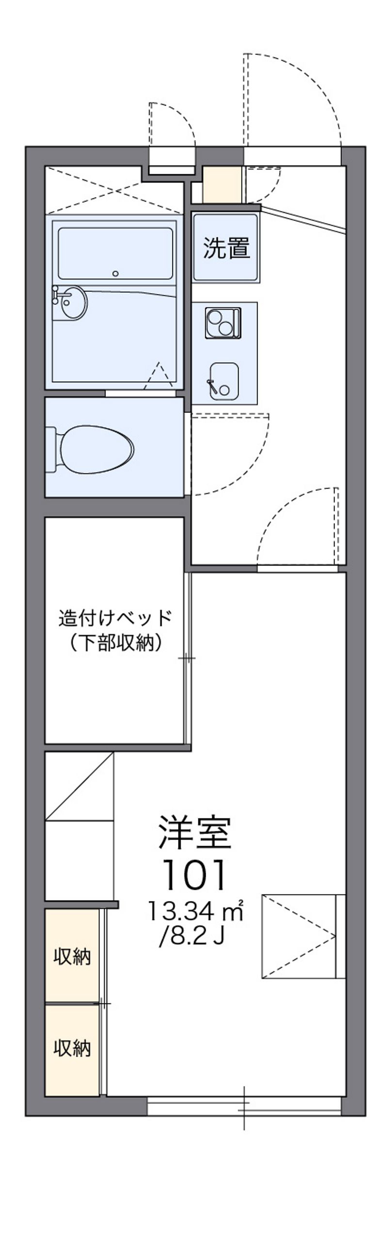 レオパレスＬＯ　ＳＣＡＬＯⅡ 間取図