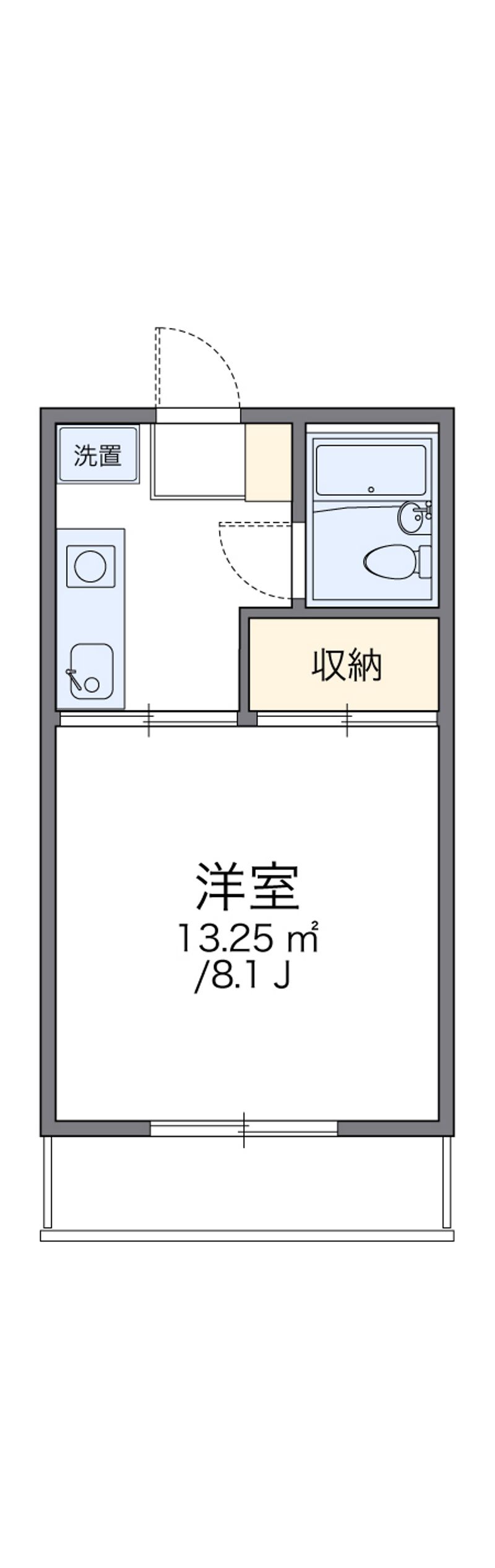 レオパレス山際 間取図