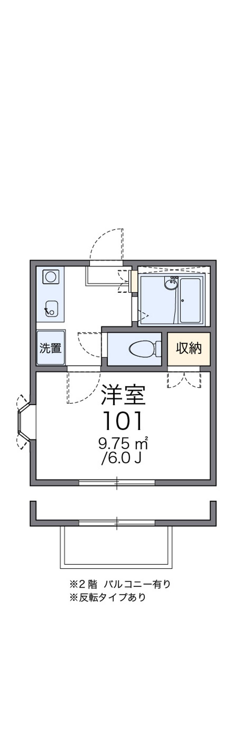 レオパレス東武宇都宮第２ 間取図