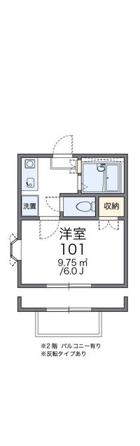 レオパレス東武宇都宮第２ 間取図