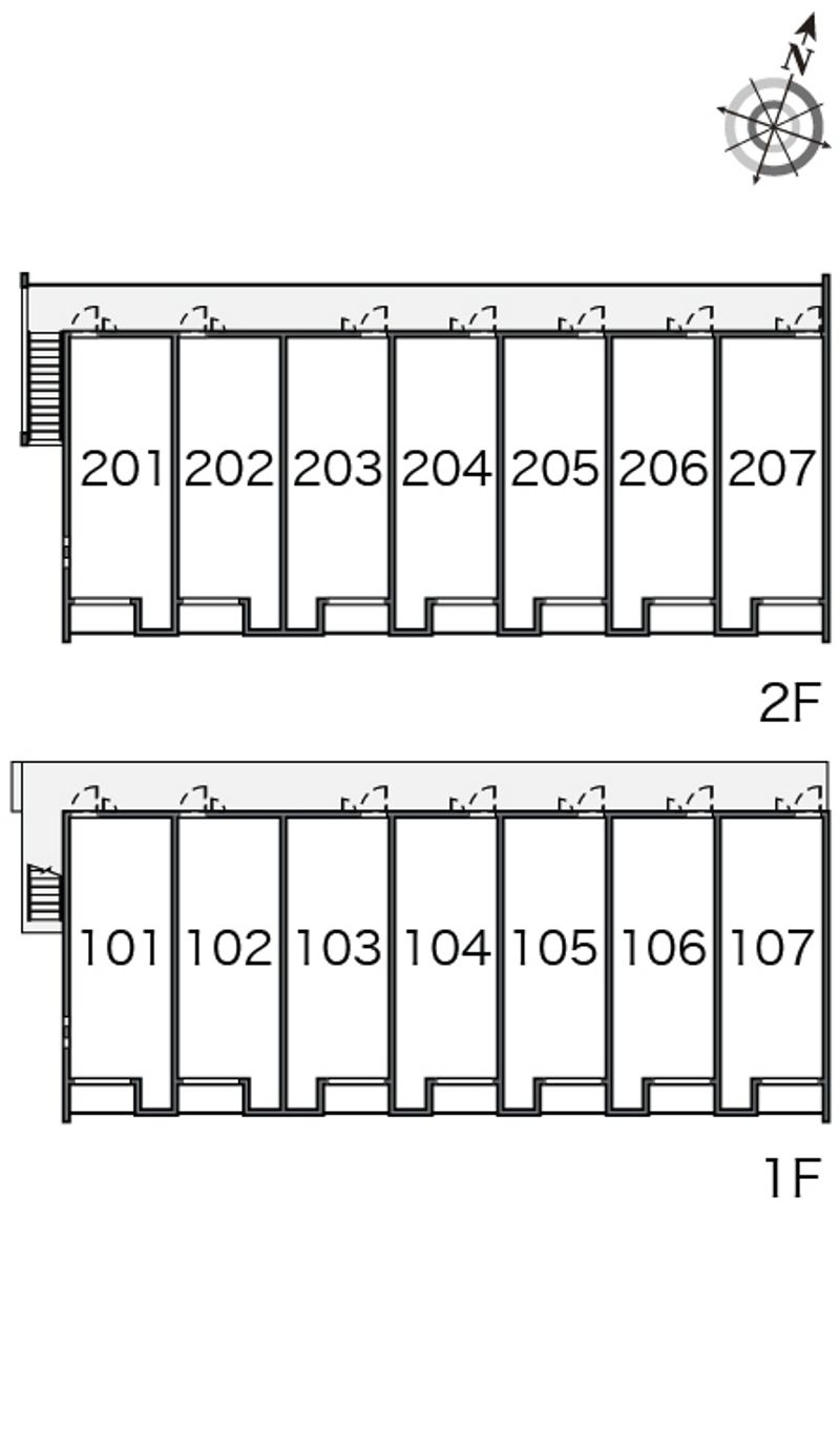 クレイノＫａｚｕｎ 間取配置図
