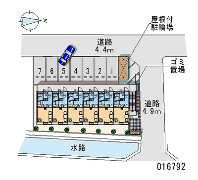 16792 Monthly parking lot