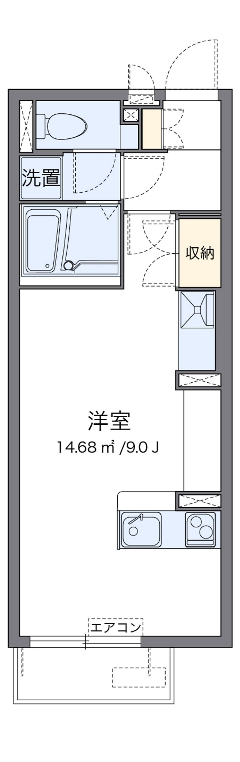 ミランダプレジールＭ 間取図