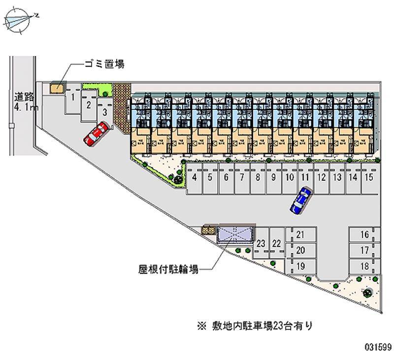 31599 Monthly parking lot