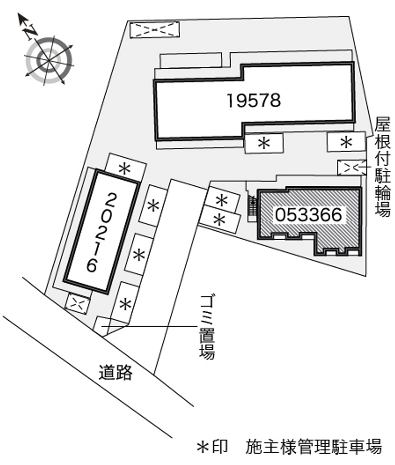 レオネクスト大倉山メルベーユⅢ 配置図