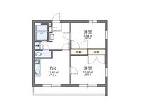 レオパレス翼Ⅲ 間取り図