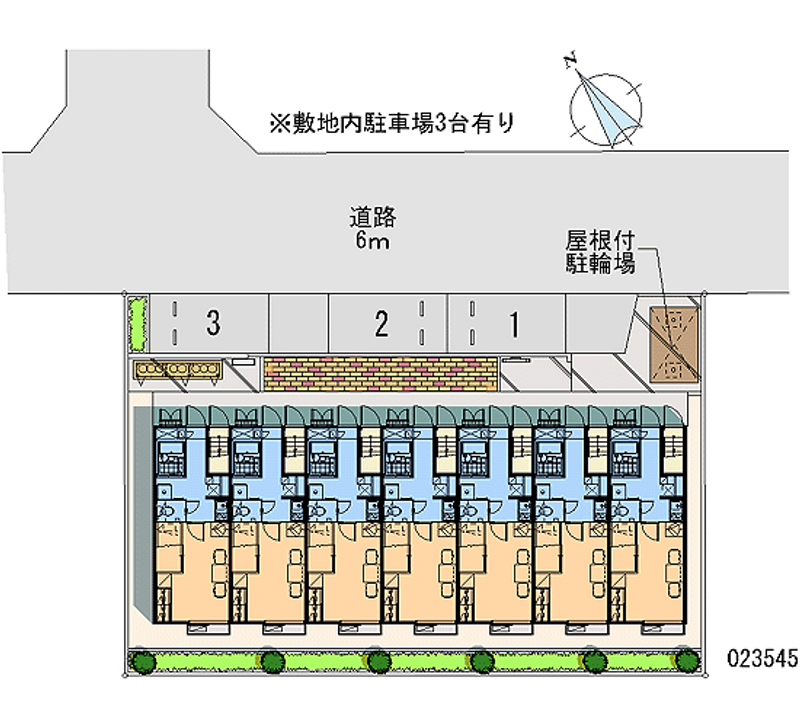 レオパレス二本木 月極駐車場