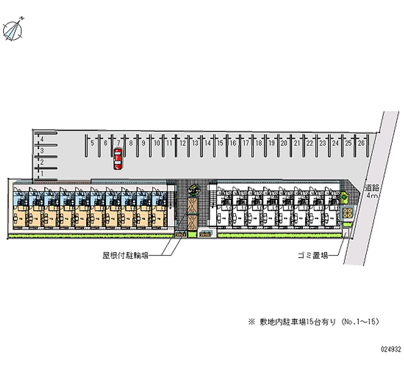 24932 Monthly parking lot