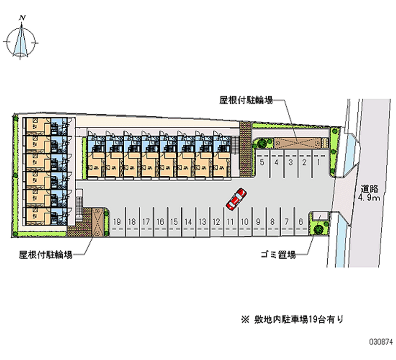 30874 Monthly parking lot