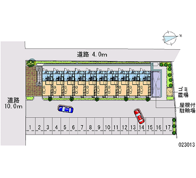 23013 Monthly parking lot