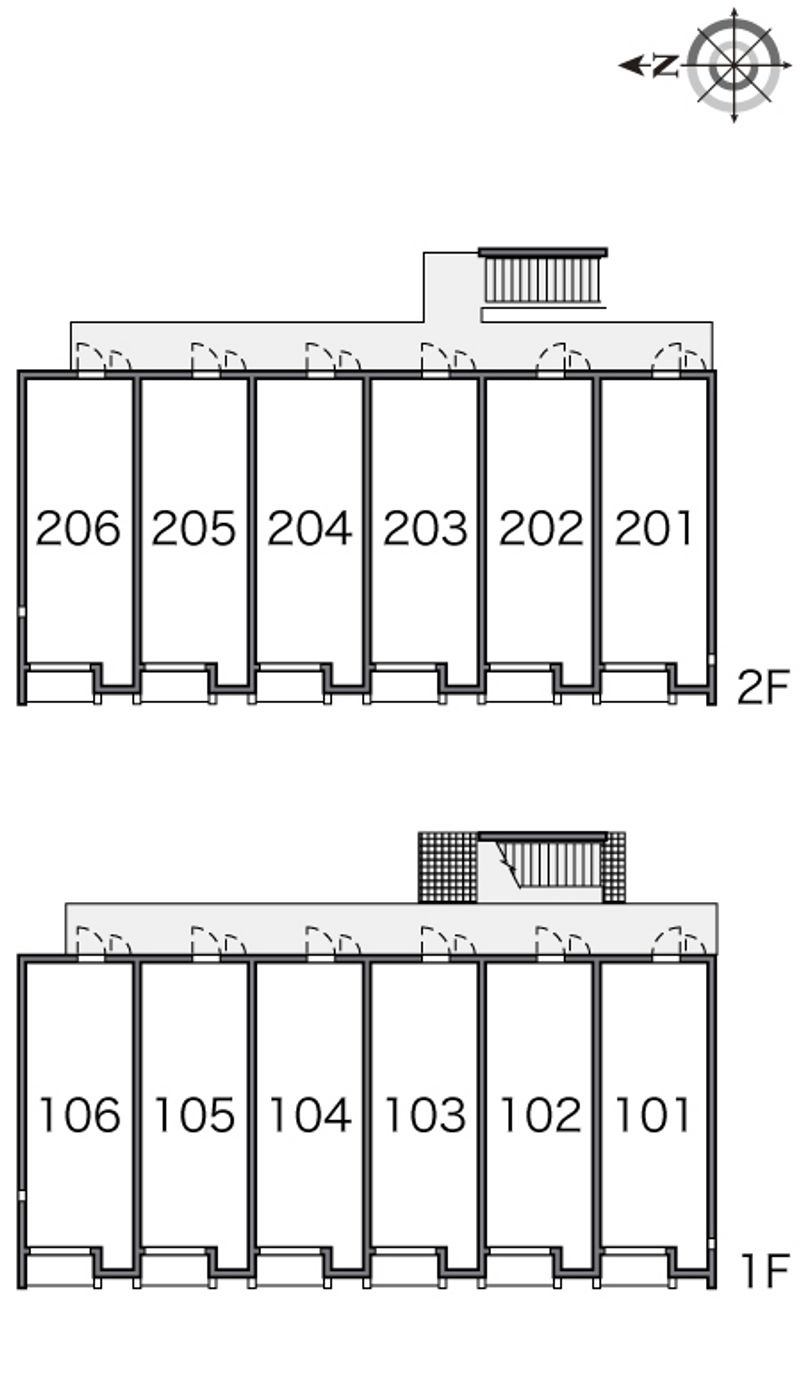 レオネクストニューキッショー 間取配置図