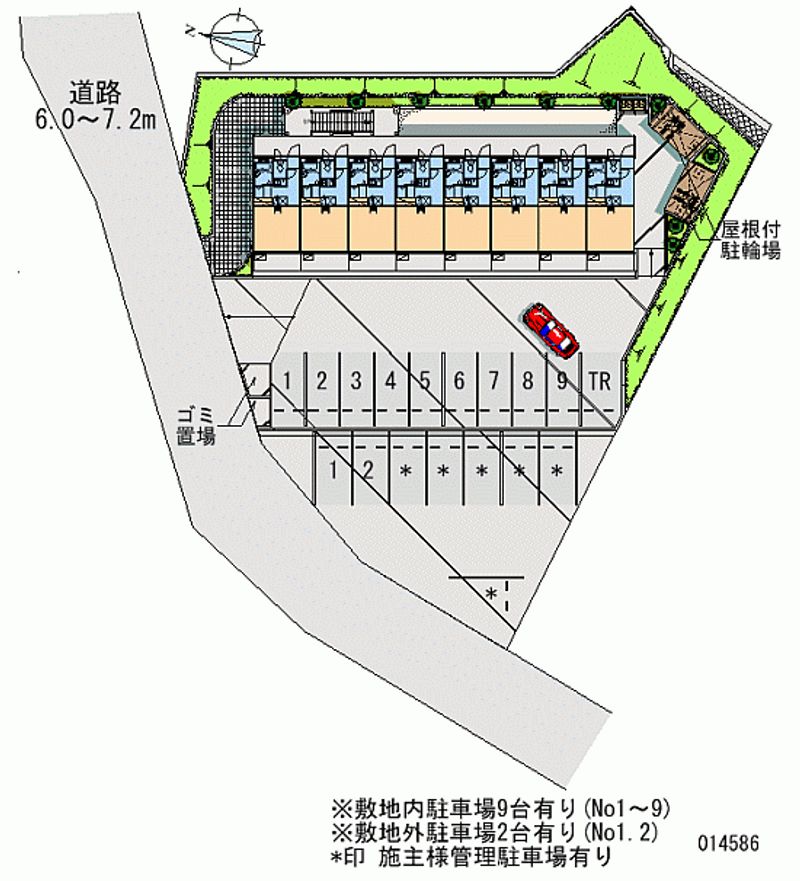 レオパレス菅生 月極駐車場