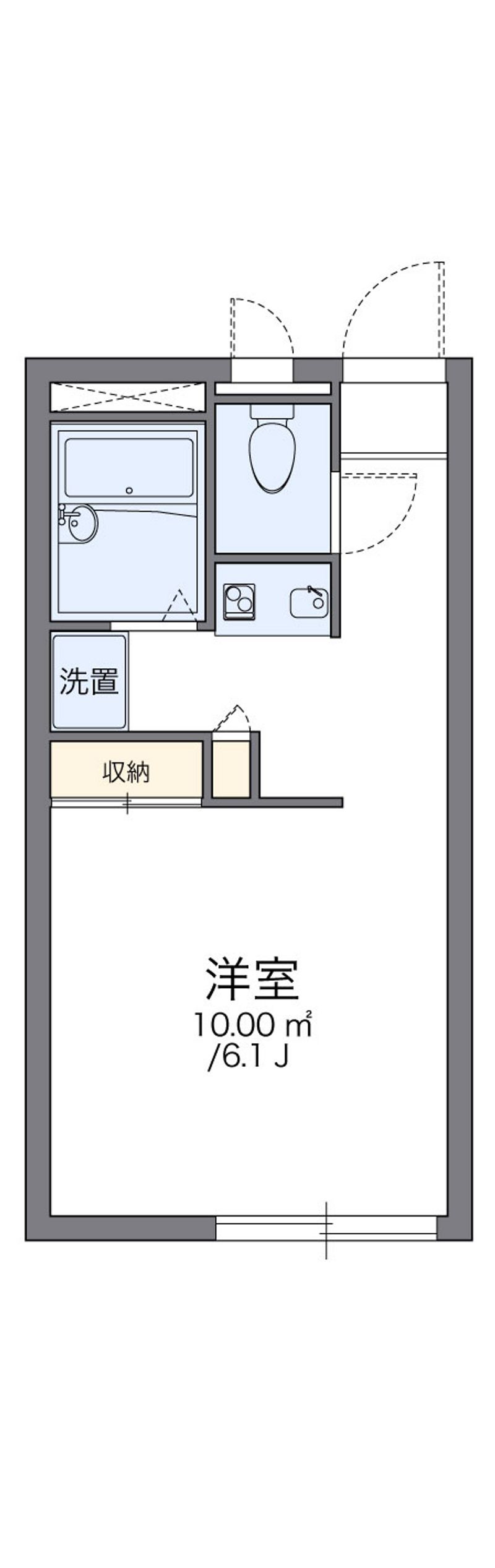 レオパレス田園Ａ棟 間取図