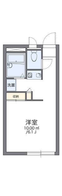 レオパレス田園Ａ棟 間取り図