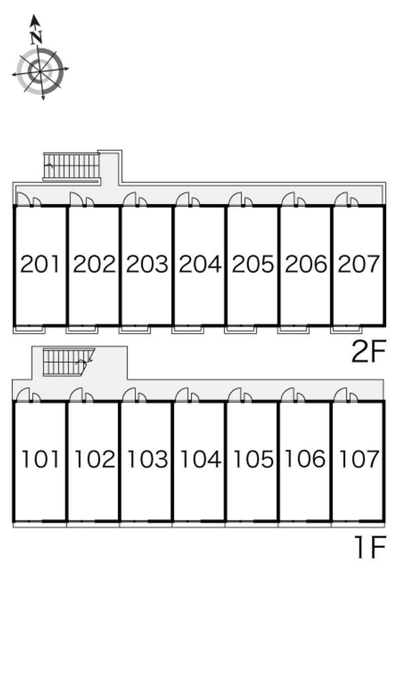 レオパレスリスペクト 間取り配置図
