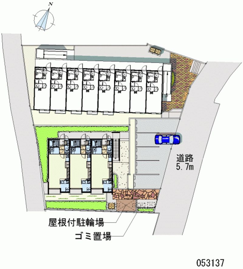 レオネクストＫＳＰＩＲＩＴ山桃 区画図