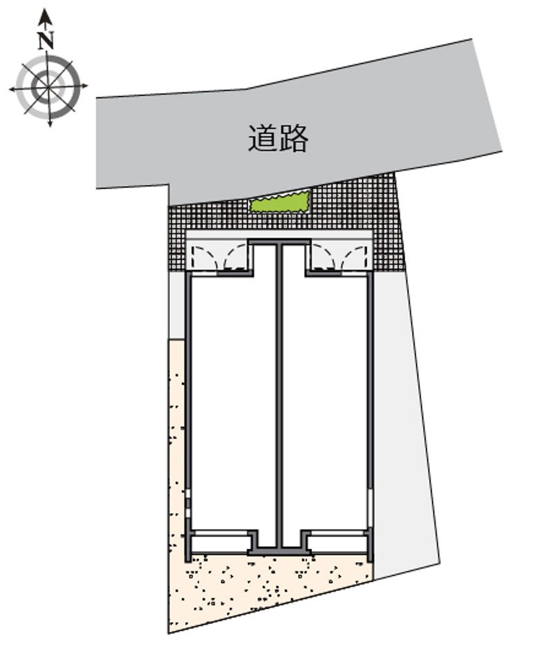 クレイノＨ１　ＹＡＹＯＩ 配置図