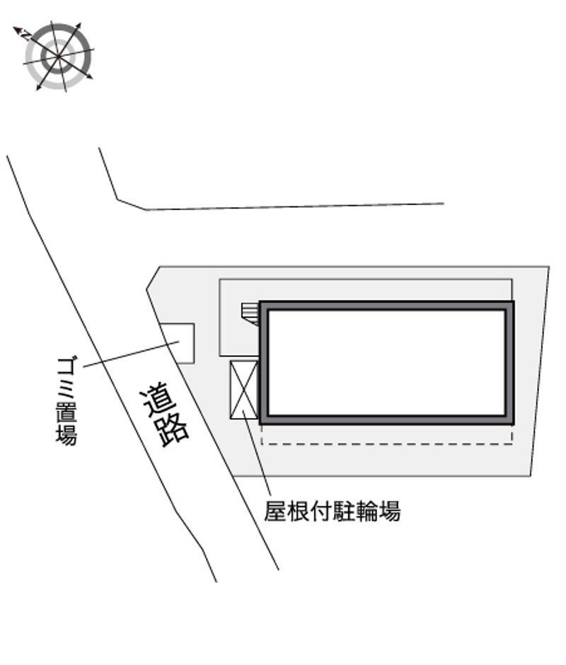 レオパレスイーリスコート 配置図