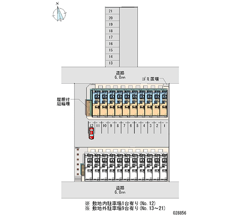 28856 bãi đậu xe hàng tháng