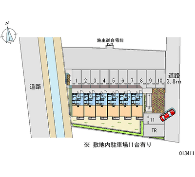 13411 Monthly parking lot