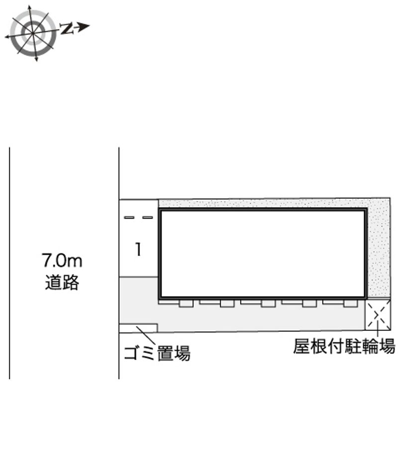 レオネクスト貝田 配置図