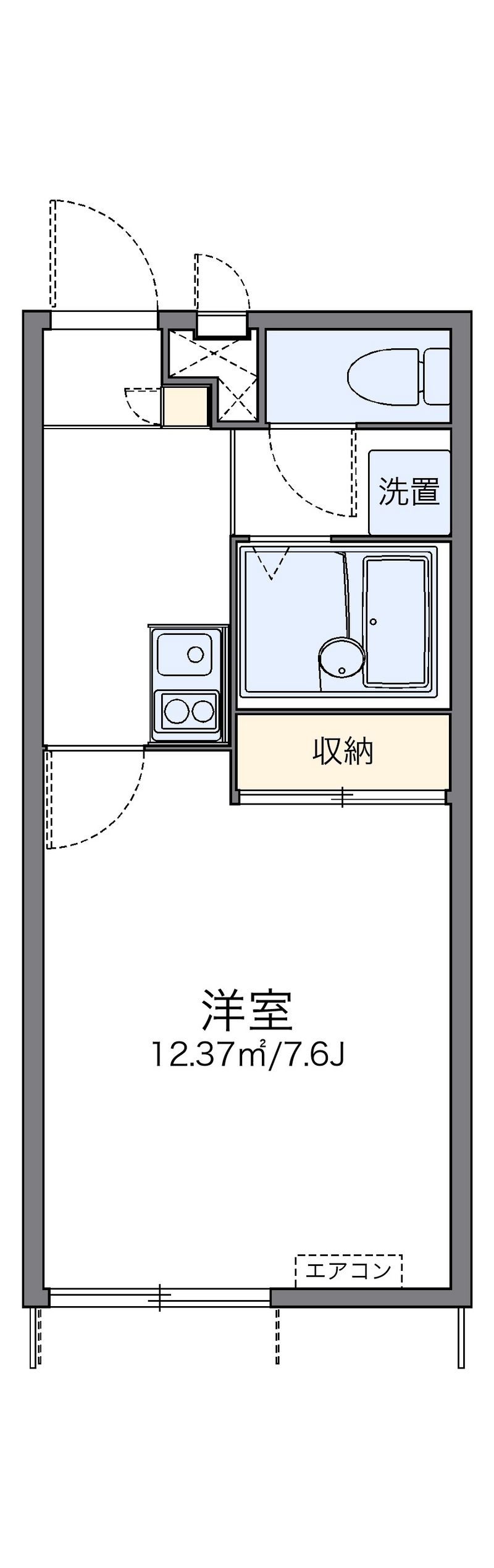 レオパレスサンライトヒルズ 間取図