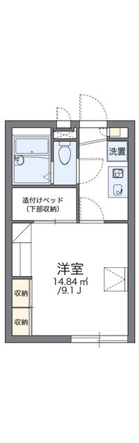 レオパレス富士見第二 間取り図