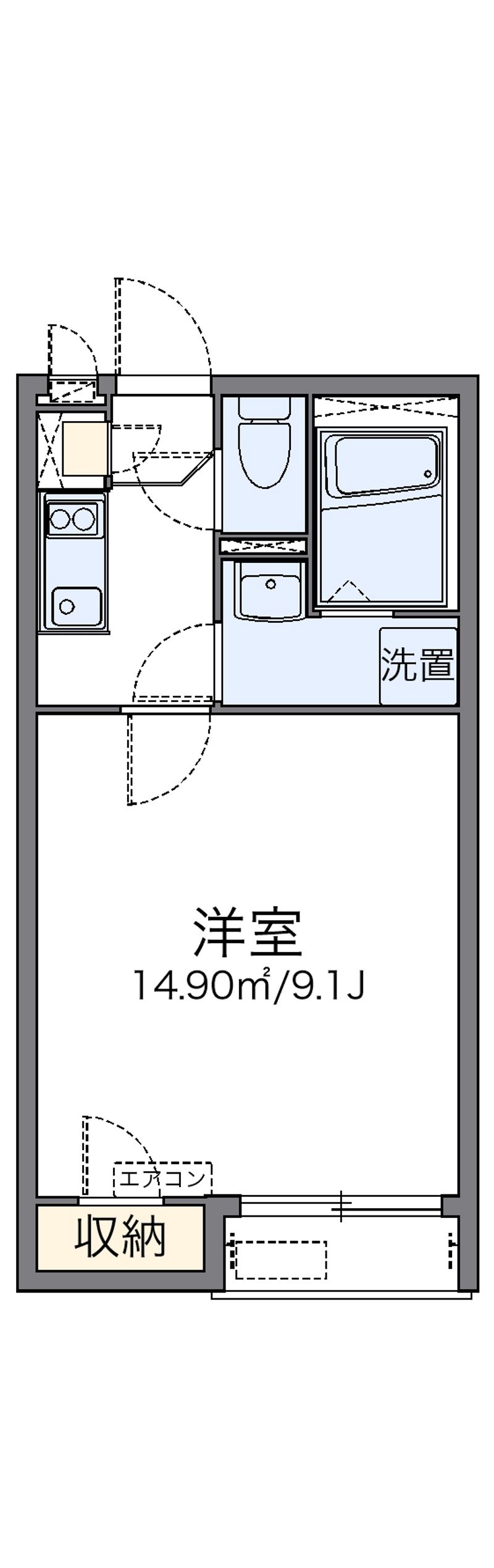 レオネクストＭＡＴＳＵＯⅡ 間取図