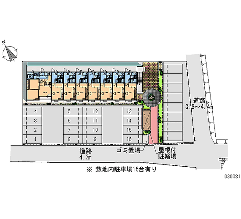 30081 Monthly parking lot