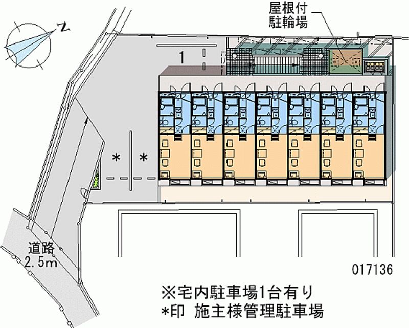 レオパレスシーブリーズ 区画図