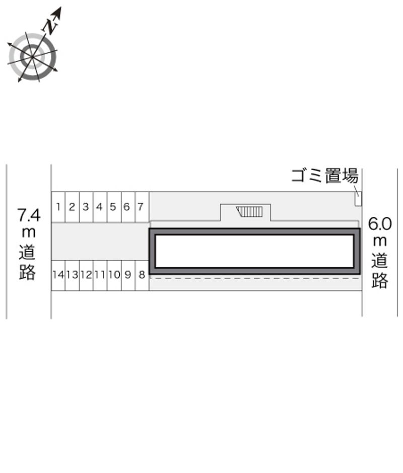 レオパレスあさひ 配置図