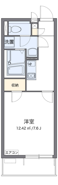 クレイノＨＡＫＯＤＡ 間取り図