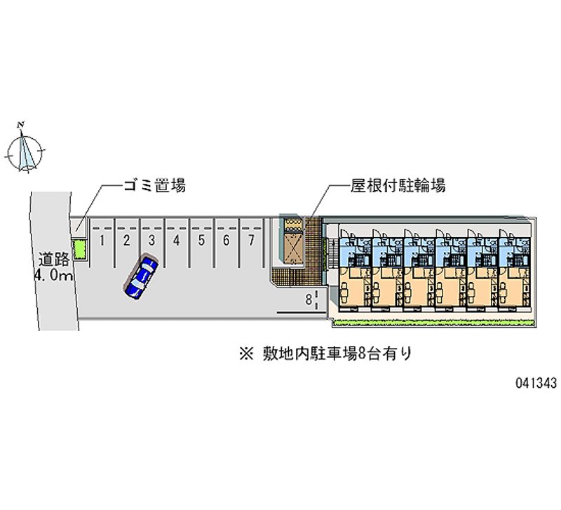 レオパレス楠 月極駐車場