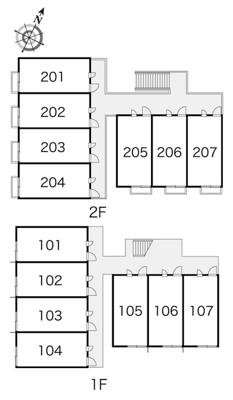 レオパレスグランマ 間取り配置図