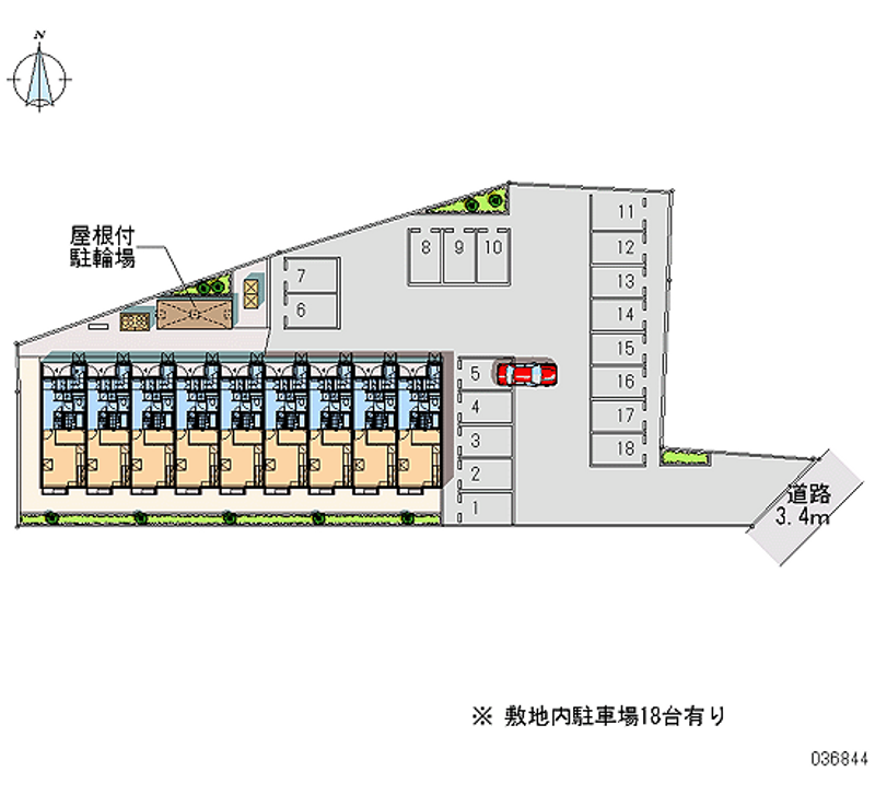 36844 Monthly parking lot