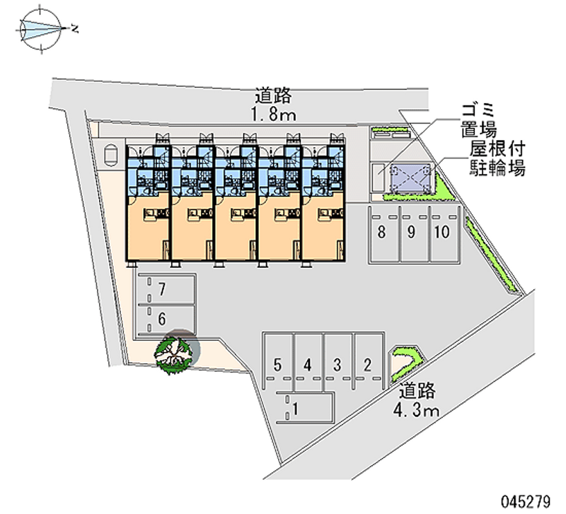 45279月租停车场