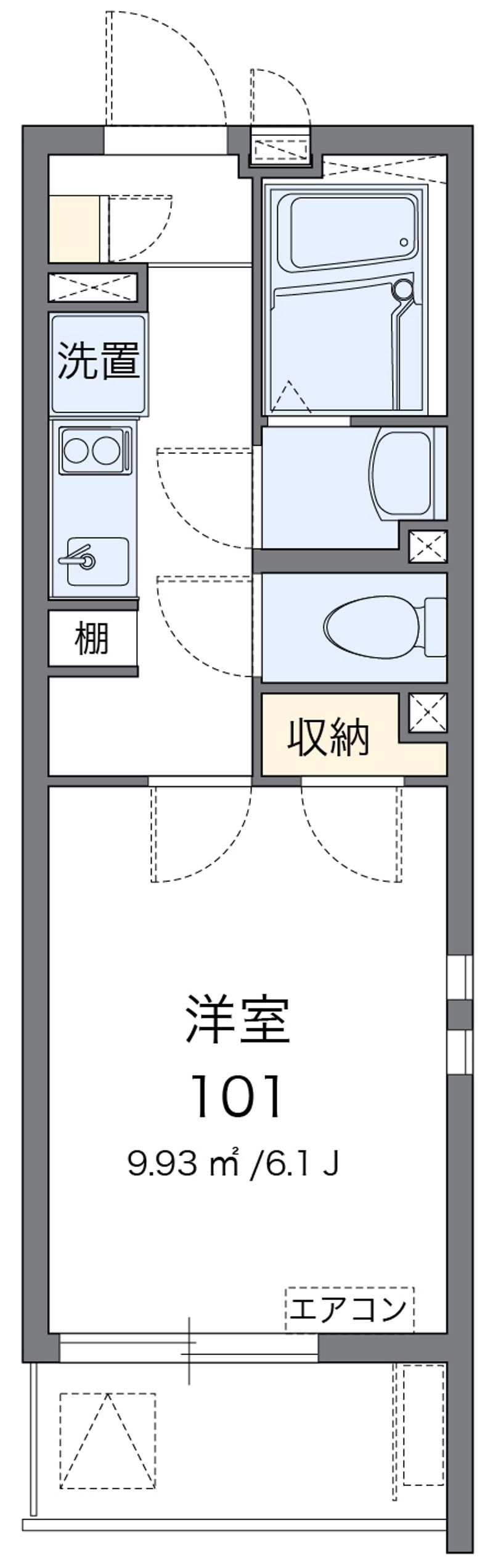 クレイノＲＥＴＲＥＡＴ３６ 間取図