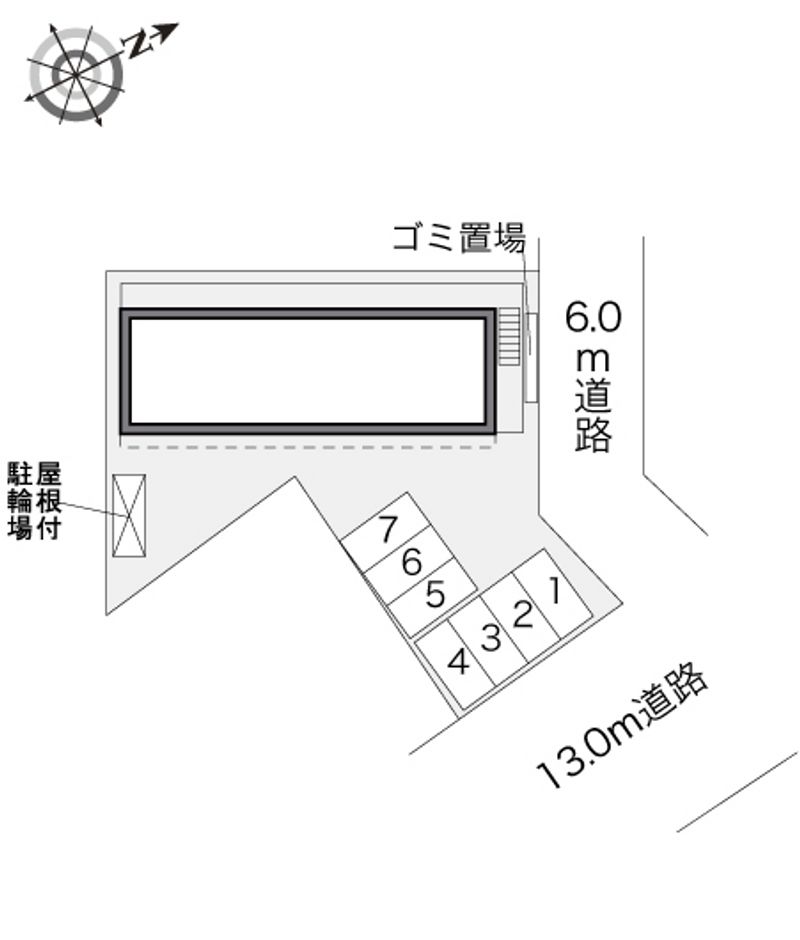 レオパレス大畑 駐車場