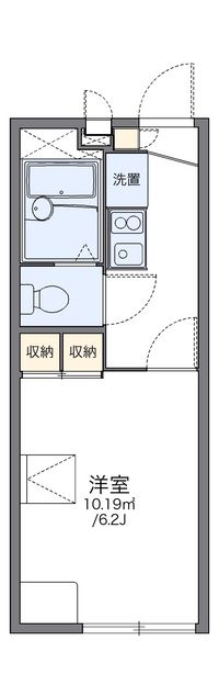 レオパレス花水 間取り図