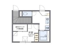 レオパレスいろは 間取り図