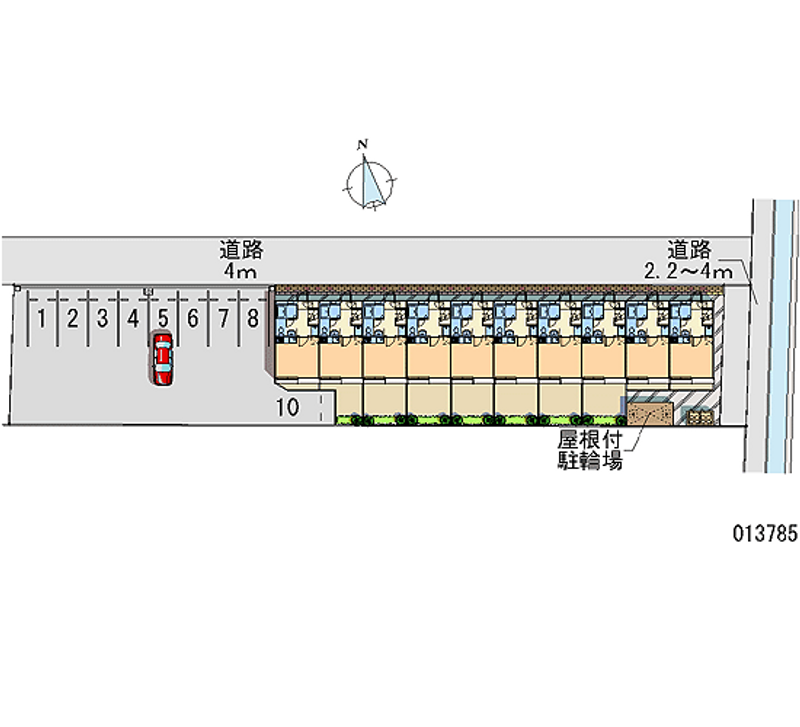 13785 Monthly parking lot