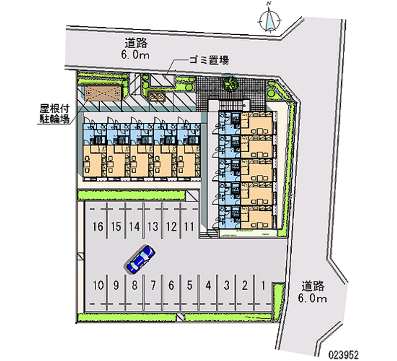 23952 Monthly parking lot