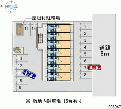 36047 Monthly parking lot