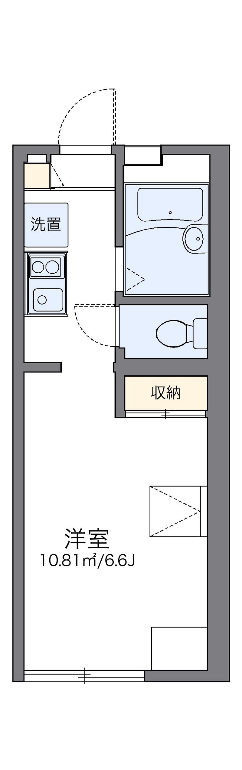 レオパレス霞ヶ丘 間取り