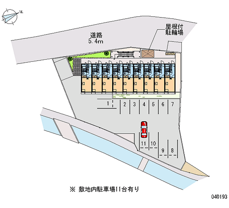 レオパレスプラムバレー 月極駐車場