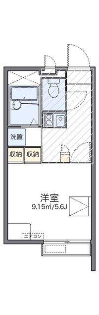 レオパレスロフテージミドリ 間取り図