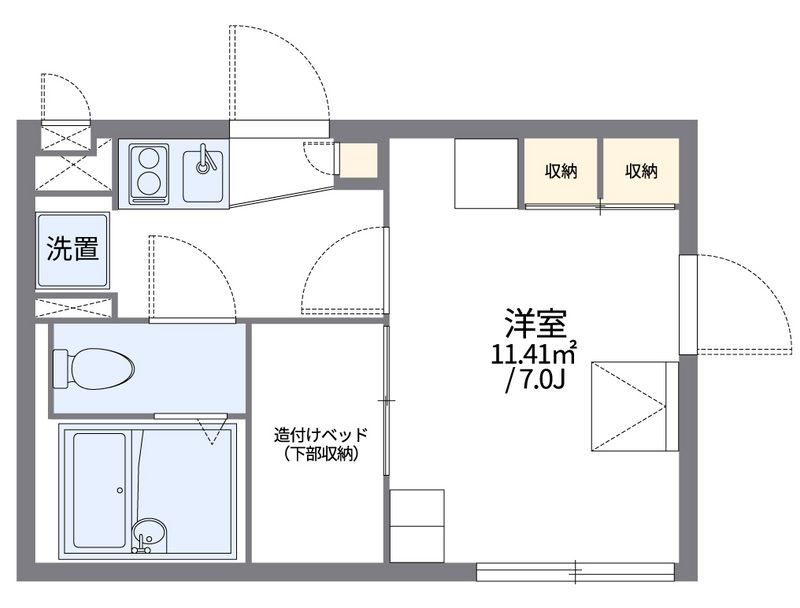 レオパレスハイムローゼ 間取図
