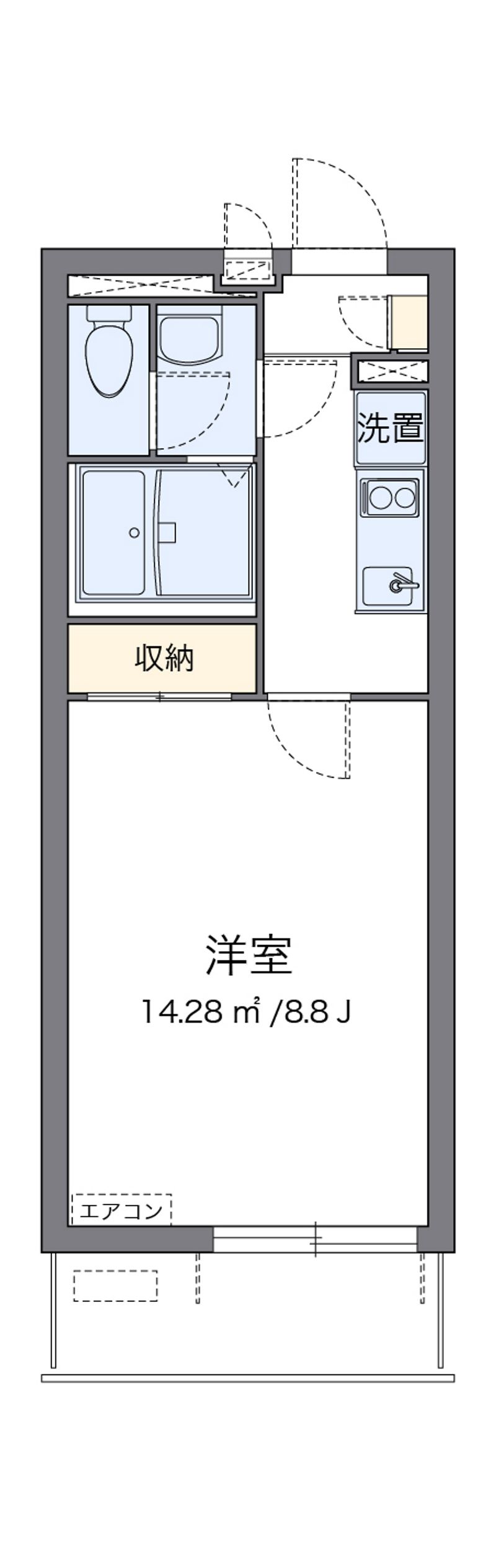 クレイノルーチェ　デル　ソーレ 間取図